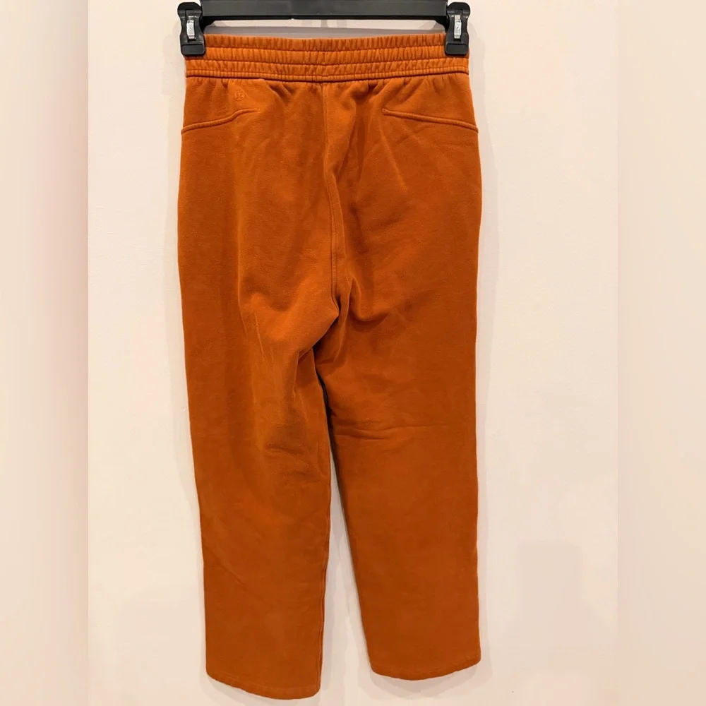 Lululemon Women's‎ Rust Fleece Lined Jogger Sweatpants Size 4 Lounge